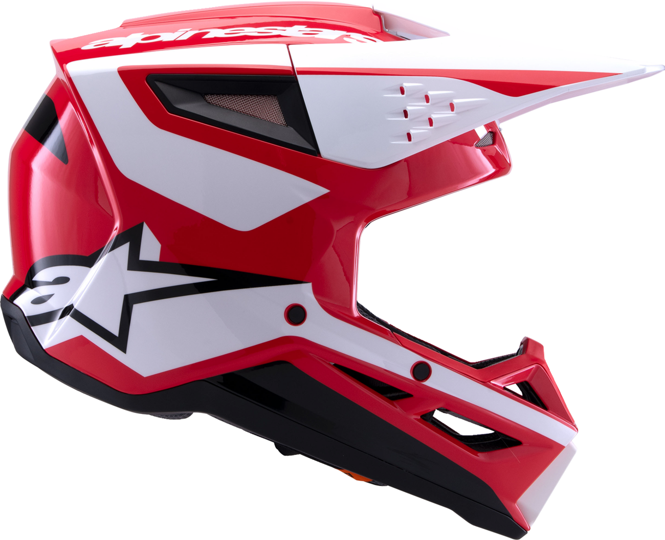 ALPINESTARS SM3 Helmet - Heat - Gloss Red/White/Black - Medium 8301026-3126-M