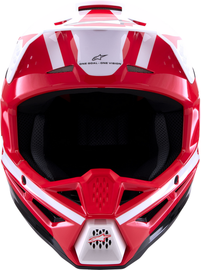 ALPINESTARS SM3 Helmet - Heat - Gloss Red/White/Black - Medium 8301026-3126-M