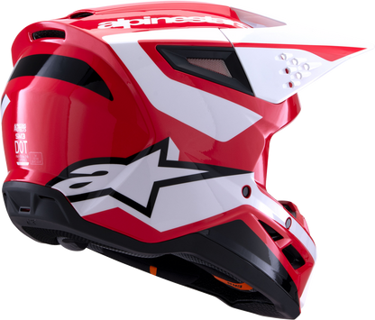 ALPINESTARS SM3 Helmet - Heat - Gloss Red/White/Black - XS 8301026-3126-XS