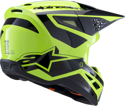 ALPINESTARS SM3 Helmet - Heat - Gloss Yellow Fluo/Black - 2XL 8301026-5011-XXL
