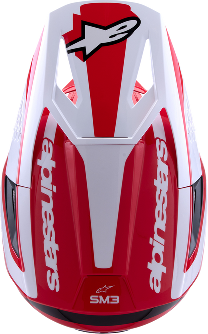 ALPINESTARS SM3 Helmet - Heat - Gloss Red/White/Black - XS 8301026-3126-XS