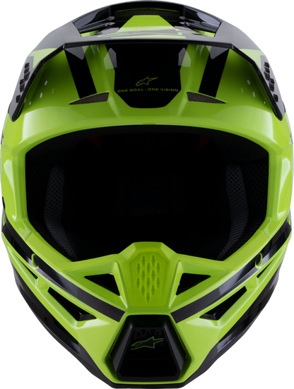 ALPINESTARS SM3 Helmet - Heat - Gloss Yellow Fluo/Black - 2XL 8301026-5011-XXL