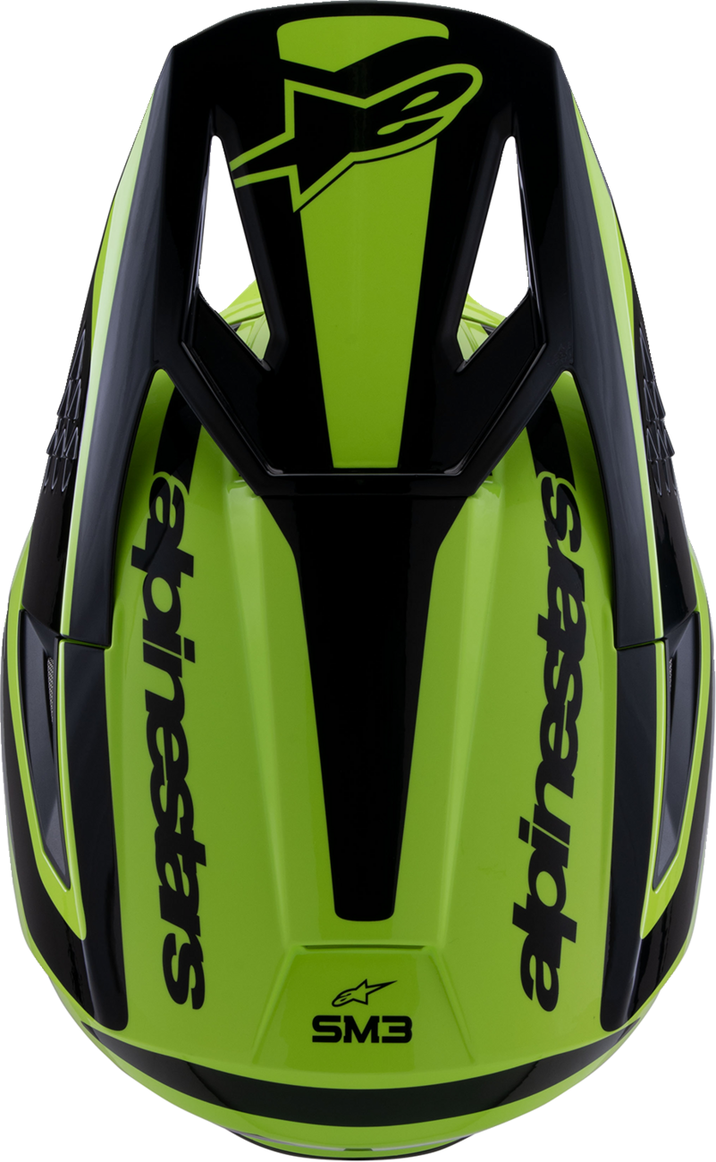 ALPINESTARS SM3 Helmet - Heat - Gloss Yellow Fluo/Black - 2XL 8301026-5011-XXL