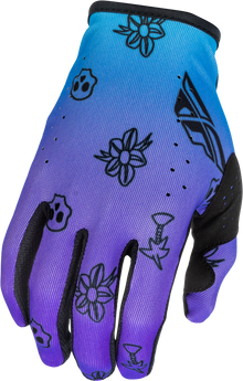 Lite Outline Gloves Purple/Blue/Black Lg