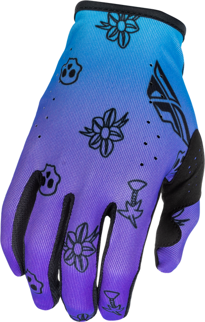 Lite Outline Gloves Purple/Blue/Black Md