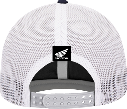 HONDA APPAREL Honda Wing Trucker Hat - Black/White LEM25-H48