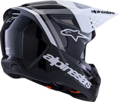 ALPINESTARS SM3 Helmet - Radium - Gloss Black/White/Gray - XS 8300826-1546-XS
