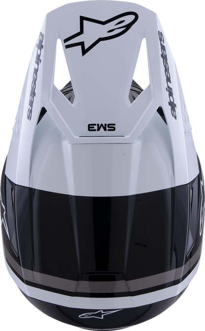 ALPINESTARS SM3 Helmet - Radium - Gloss Black/White/Gray - Small 8300826-1546-S
