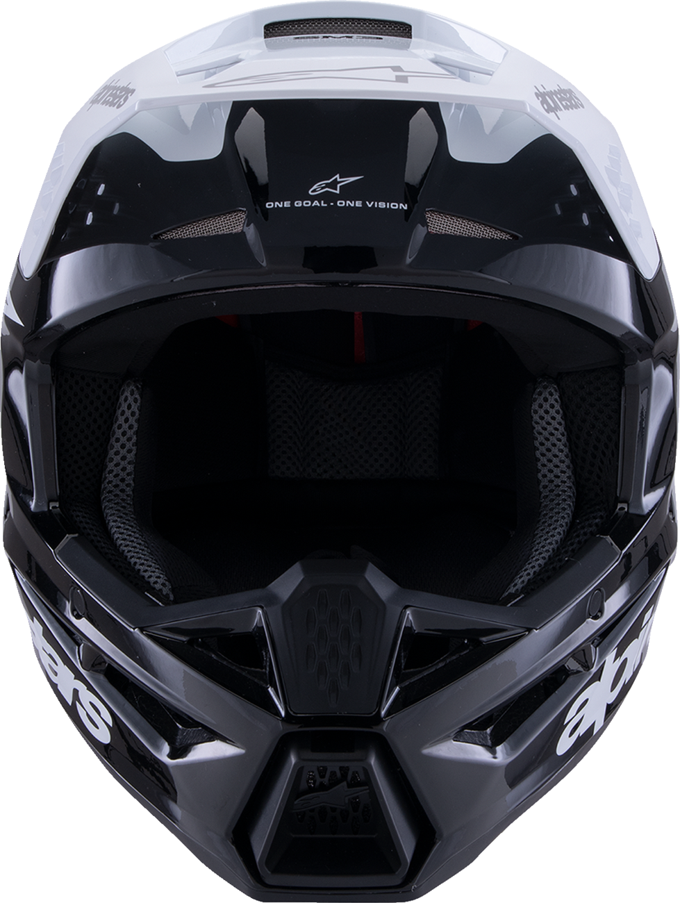 ALPINESTARS SM3 Helmet - Radium - Gloss Black/White/Gray - Large 8300826-1546-L