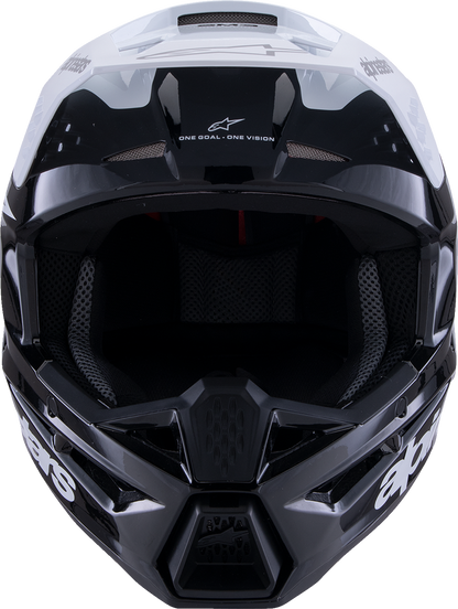 ALPINESTARS SM3 Helmet - Radium - Gloss Black/White/Gray - Large 8300826-1546-L