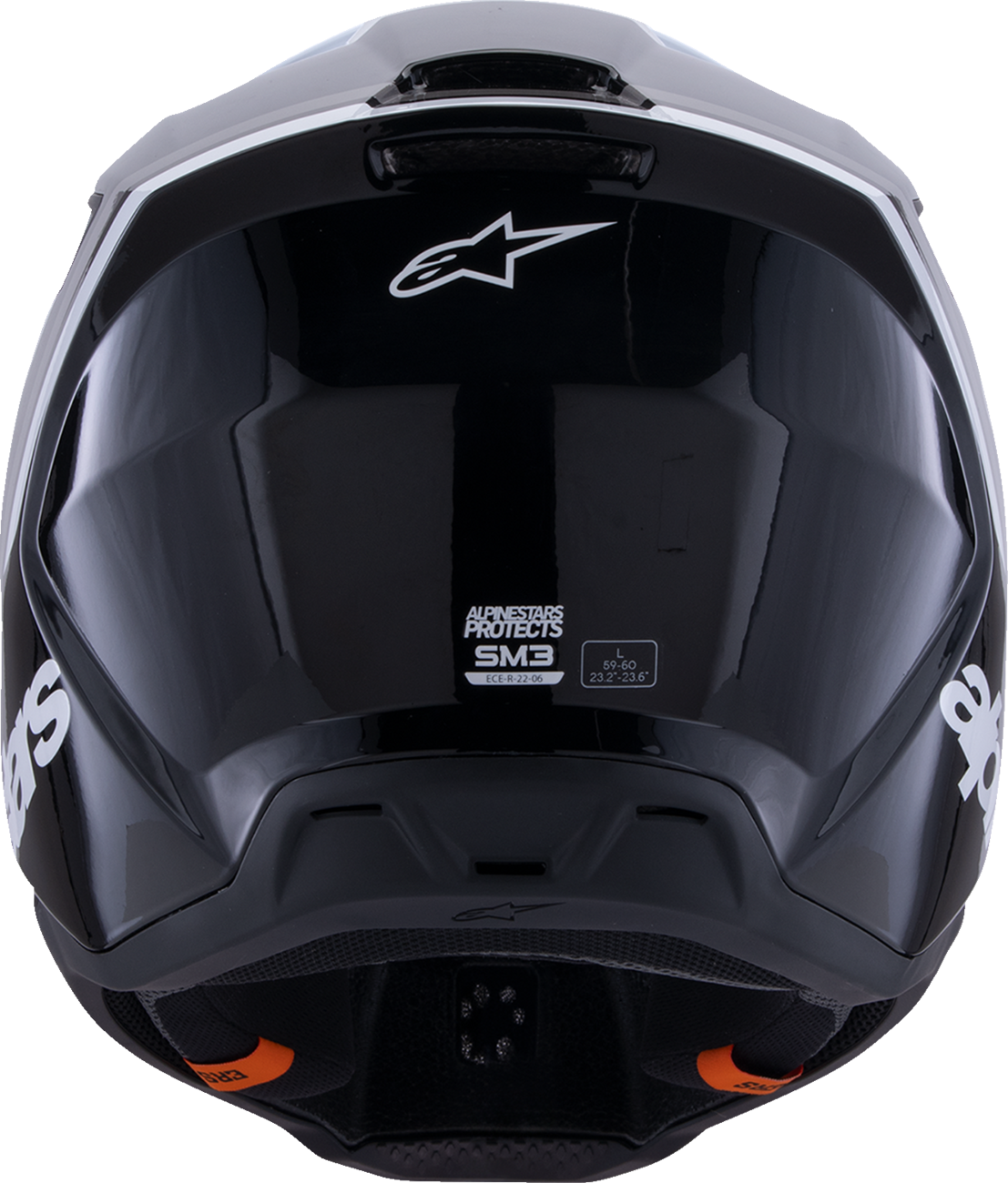 ALPINESTARS SM3 Helmet - Radium - Gloss Black/White/Gray - Large 8300826-1546-L