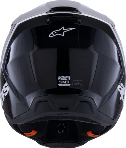 ALPINESTARS SM3 Helmet - Radium - Gloss Black/White/Gray - Large 8300826-1546-L