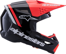 ALPINESTARS SM3 Helmet - Radium - Gloss Black/Red Fluo/White - XS 8300826-1553-XS