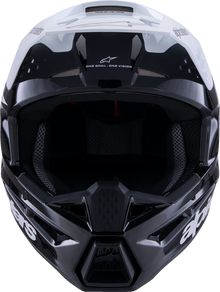 ALPINESTARS SM3 Helmet - Radium - Gloss Black/White/Gray - 2XL 8300826-1546-XXL