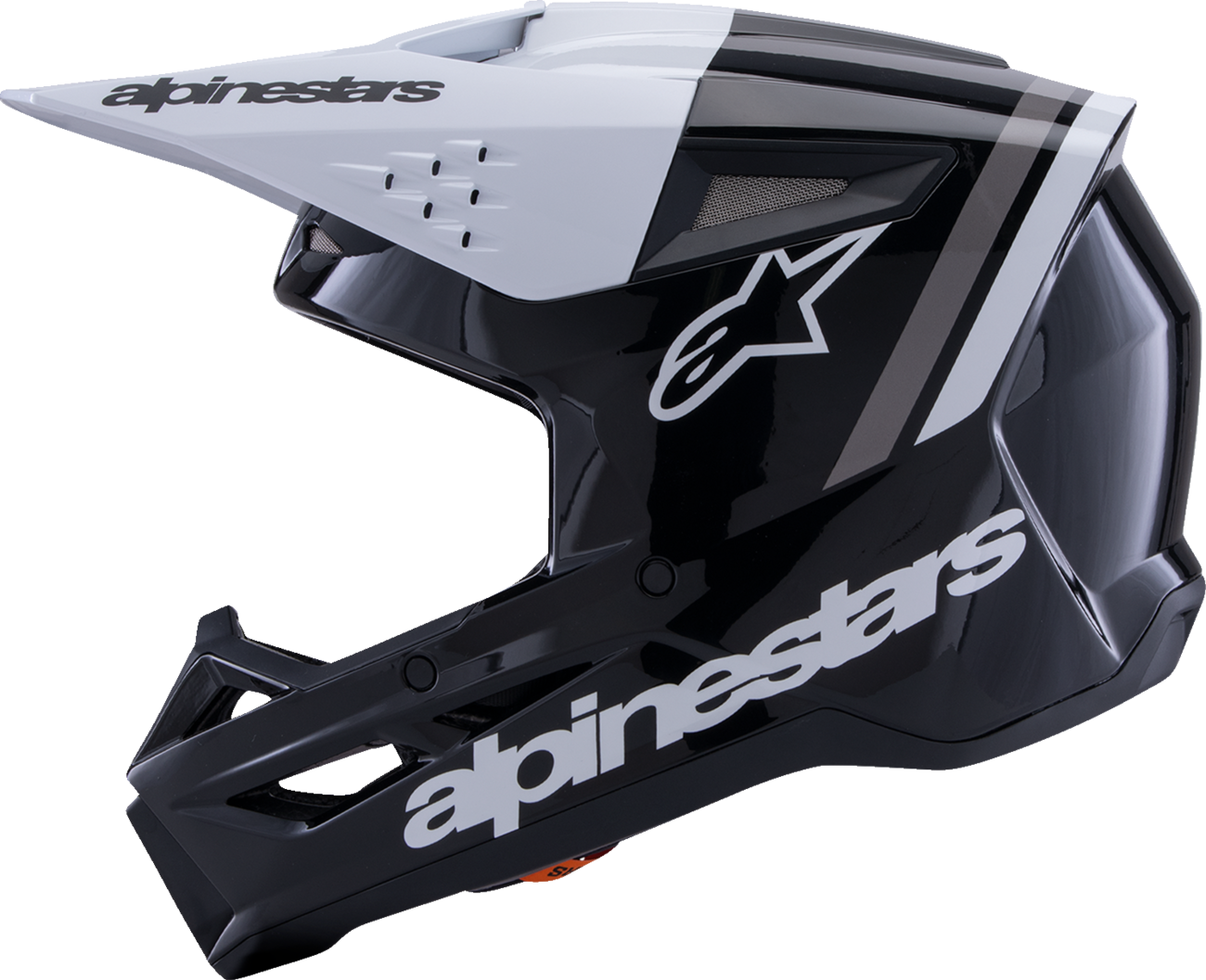 ALPINESTARS SM3 Helmet - Radium - Gloss Black/White/Gray - XL 8300826-1546-XL