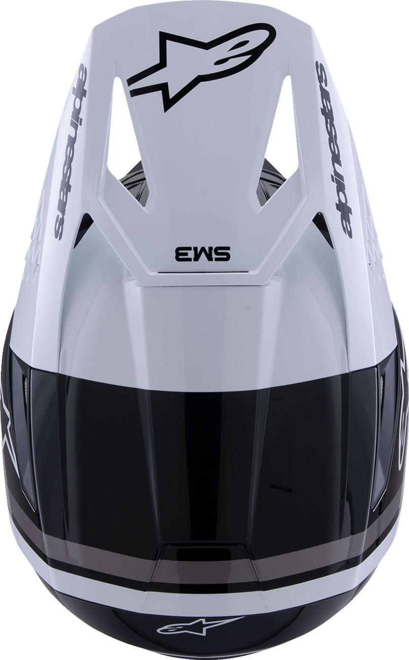 ALPINESTARS SM3 Helmet - Radium - Gloss Black/White/Gray - XL 8300826-1546-XL