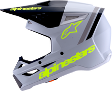 ALPINESTARS SM3 Helmet - Radium - Matte Gray/Black/Yellow Fluo - Medium 8300826-9510-M