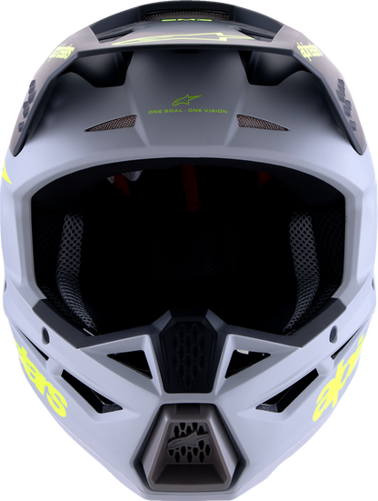ALPINESTARS SM3 Helmet - Radium - Matte Gray/Black/Yellow Fluo - XL 8300826-9510-XL