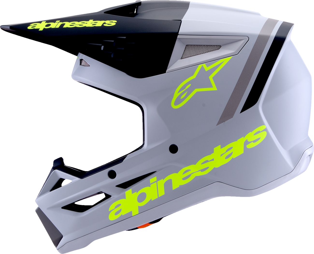 ALPINESTARS SM3 Helmet - Radium - Matte Gray/Black/Yellow Fluo - XL 8300826-9510-XL