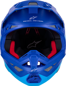 ALPINESTARS Supertech M10 Helmet - Flood - MIPS® - Blue/Black Carbon - Small 8301023-7282-S