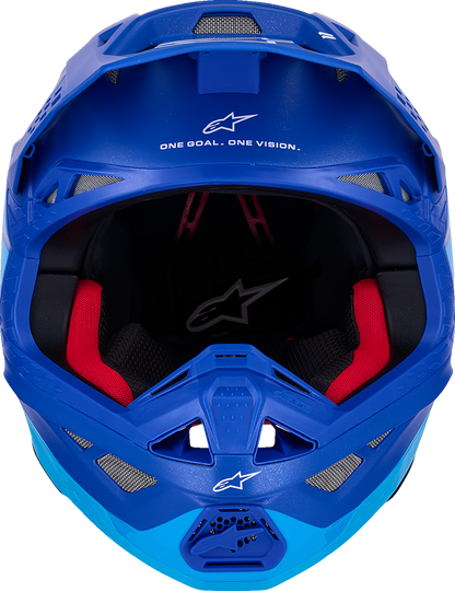 ALPINESTARS Supertech M10 Helmet - Flood - MIPS® - Blue/Black Carbon - XL 8301023-7282-XL
