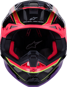 ALPINESTARS Supertech M10 Helmet - MIPS® - Era - Gloss Pink/Violet/Yellow Fluo - XS 8301223-3145-XS
