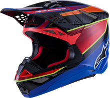 ALPINESTARS Supertech M10 Helmet - MIPS® - Era - Gloss Blue/Red/Yellow Fluo - Medium 8301223-7356-M
