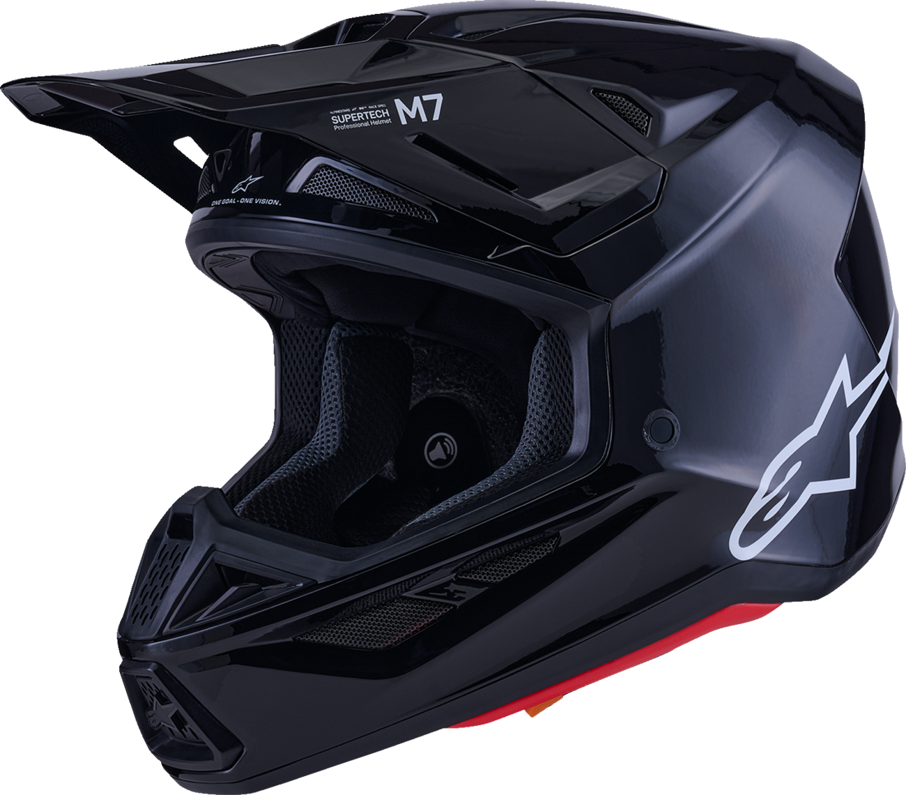 ALPINESTARS SM7 Helmet - Solid - Gloss Black - Medium 8301426-1180-M