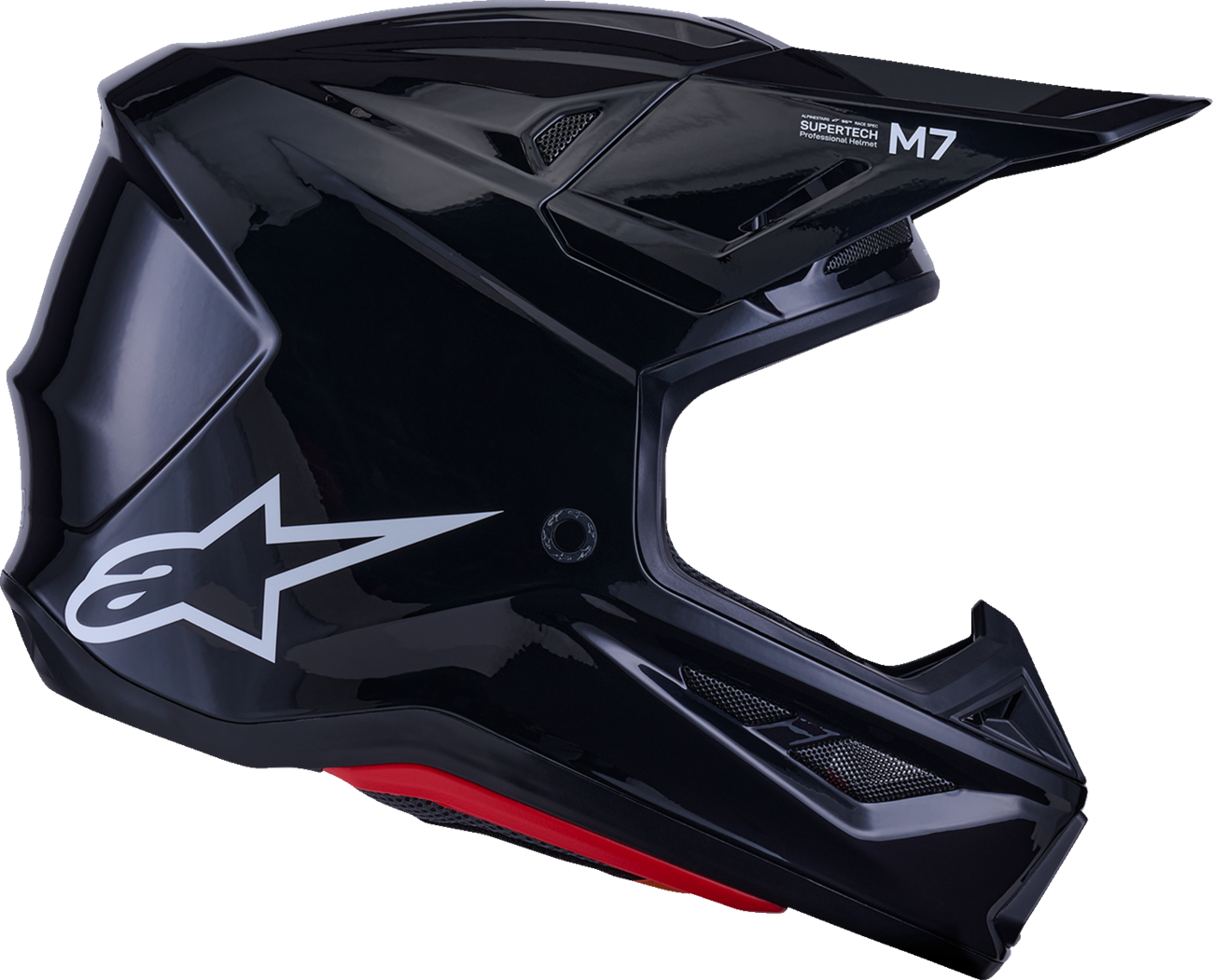 ALPINESTARS SM7 Helmet - Solid - Gloss Black - Small 8301426-1180-S