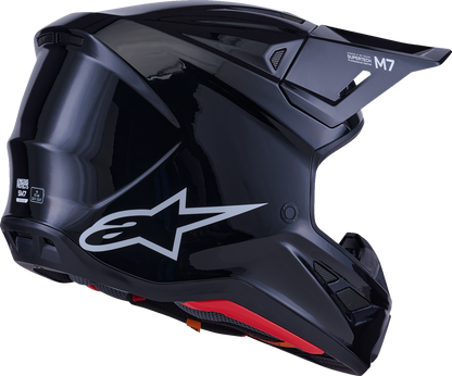 ALPINESTARS SM7 Helmet - Solid - Gloss Black - Large 8301426-1180-L