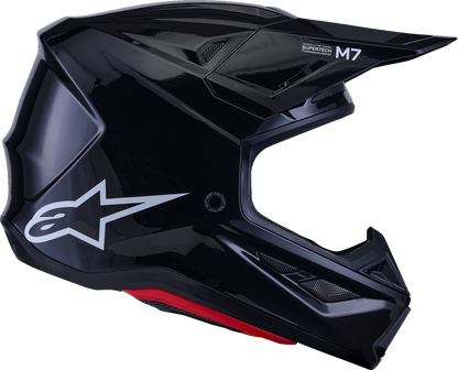 ALPINESTARS SM7 Helmet - Solid - Gloss Black - Medium 8301426-1180-M