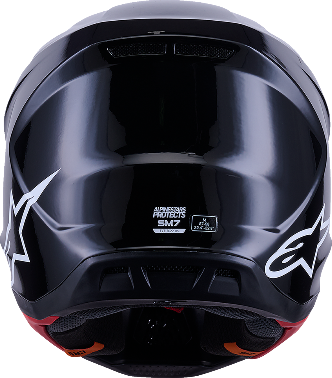 ALPINESTARS SM7 Helmet - Solid - Gloss Black - Medium 8301426-1180-M