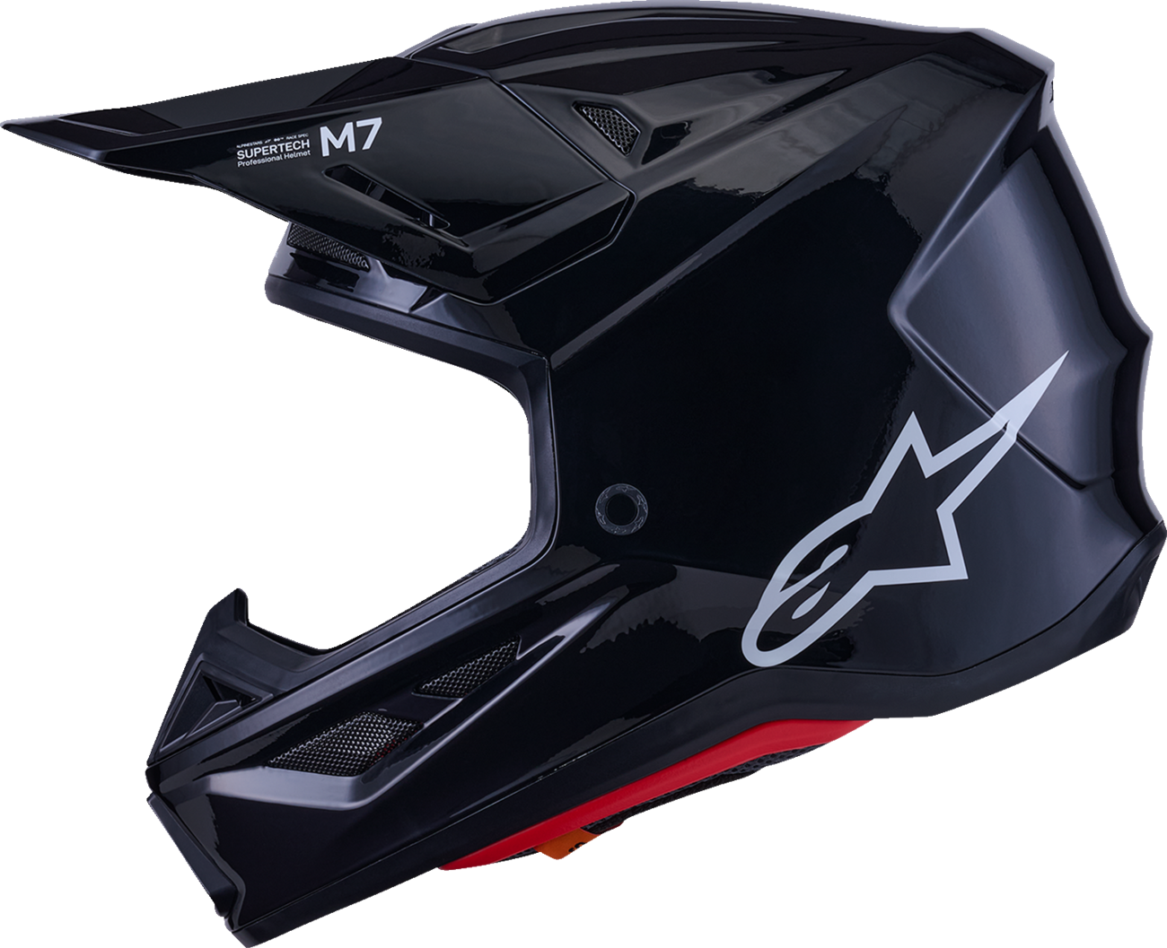 ALPINESTARS SM7 Helmet - Solid - Gloss Black - Large 8301426-1180-L