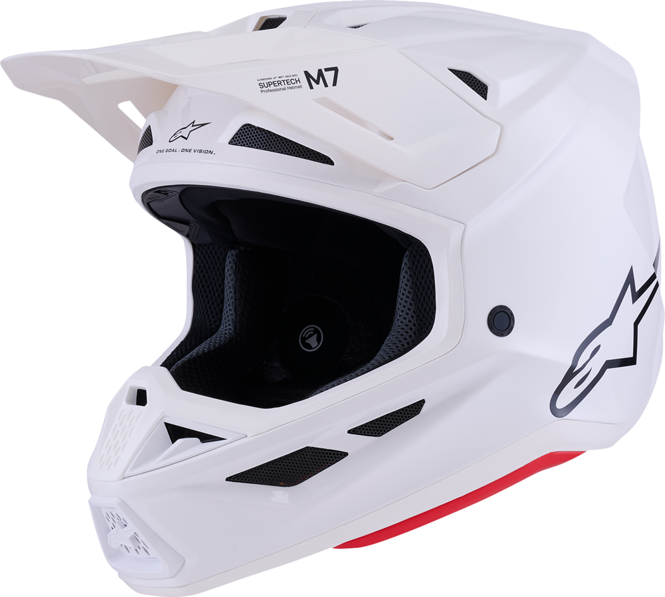 ALPINESTARS SM7 Helmet - Solid - Gloss White - Small 8301426-2180-S