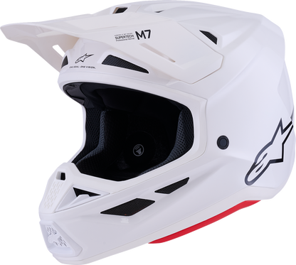 ALPINESTARS SM7 Helmet - Solid - Gloss White - Small 8301426-2180-S