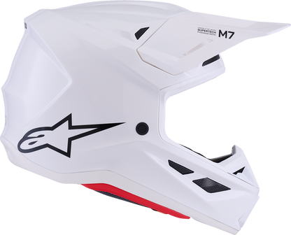 ALPINESTARS SM7 Helmet - Solid - Gloss White - Small 8301426-2180-S