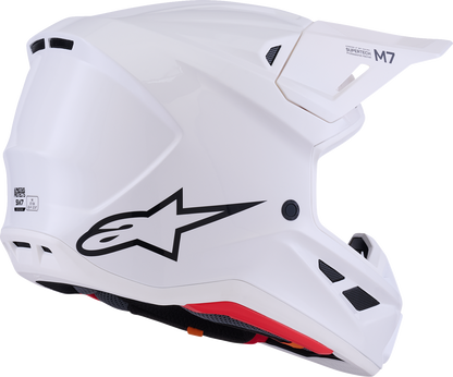 ALPINESTARS SM7 Helmet - Solid - Gloss White - Medium 8301426-2180-M