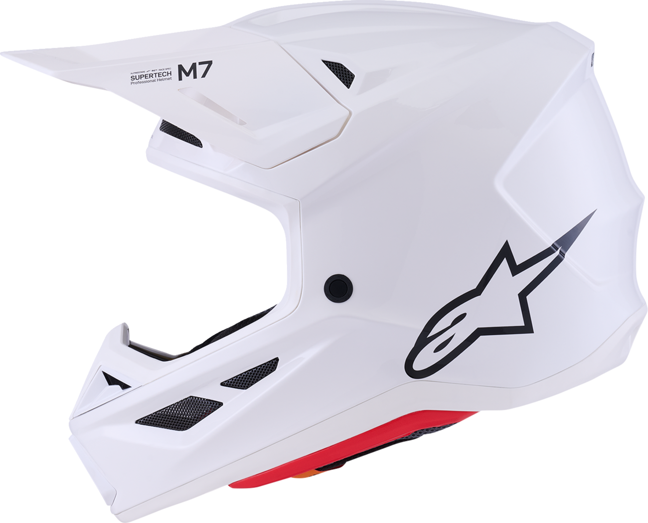 ALPINESTARS SM7 Helmet - Solid - Gloss White - Medium 8301426-2180-M