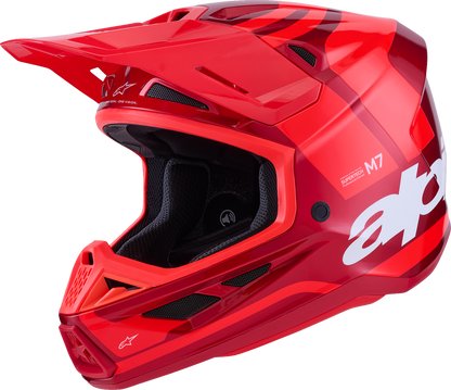 ALPINESTARS SM7 Helmet - Core - Gloss Red - Medium 8301826-3127-M