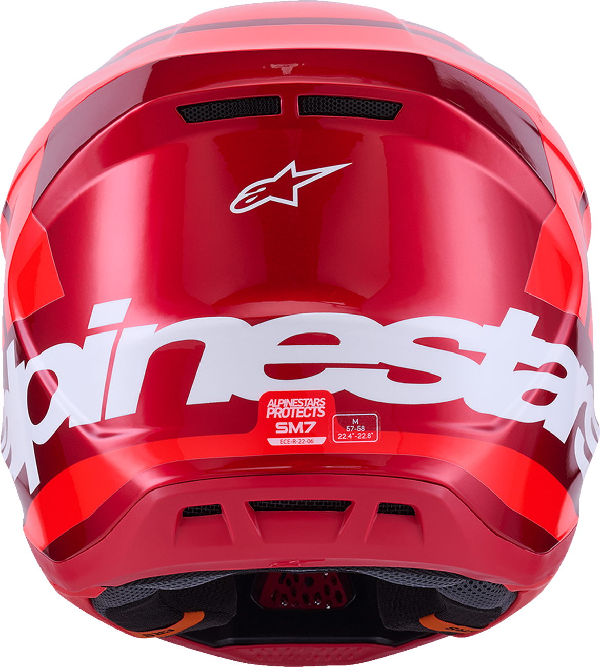 ALPINESTARS SM7 Helmet - Core - Gloss Red - Medium 8301826-3127-M