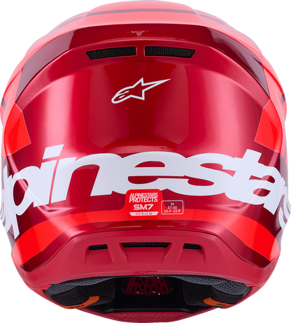 ALPINESTARS SM7 Helmet - Core - Gloss Red - XS 8301826-3127-XS