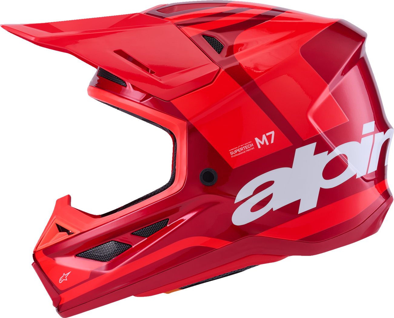ALPINESTARS SM7 Helmet - Core - Gloss Red - Large 8301826-3127-L