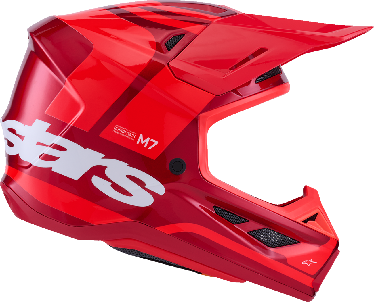 ALPINESTARS SM7 Helmet - Core - Gloss Red - Large 8301826-3127-L