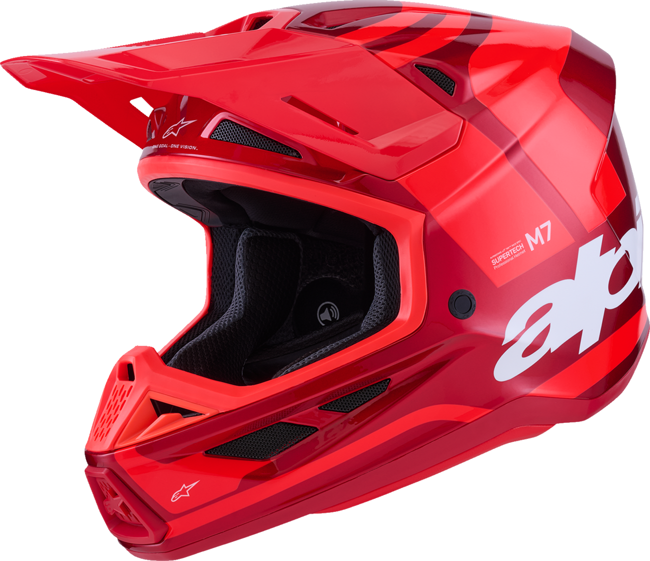 ALPINESTARS SM7 Helmet - Core - Gloss Red - 2XL 8301826-3127-XXL
