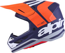 ALPINESTARS SM7 Helmet - Core - Matte Orange/Blue - Small 8301826-408-S