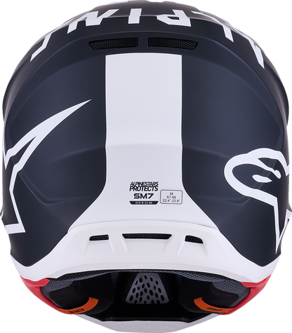 ALPINESTARS SM7 Helmet - Dasher - Matte Black/White - XS 8302226-1121-XS