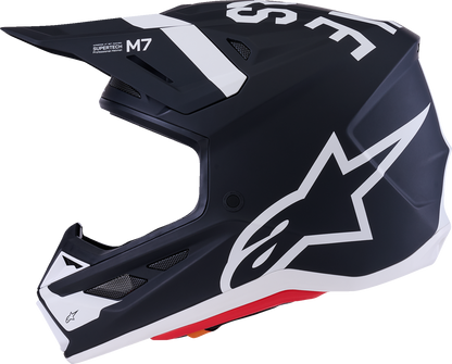 ALPINESTARS SM7 Helmet - Dasher - Matte Black/White - Medium 8302226-1121-M