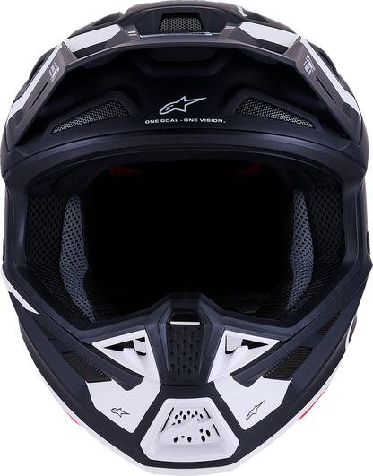 ALPINESTARS SM7 Helmet - Dasher - Matte Black/White - Medium 8302226-1121-M
