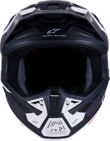 ALPINESTARS SM7 Helmet - Dasher - Matte Black/White - 2XL 8302226-1121-XXL