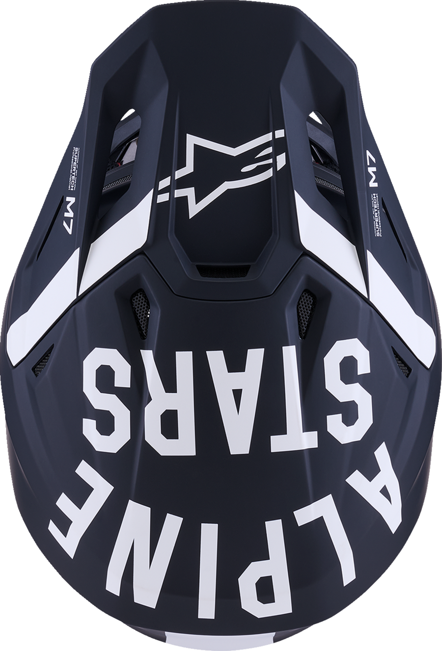 ALPINESTARS SM7 Helmet - Dasher - Matte Black/White - 2XL 8302226-1121-XXL